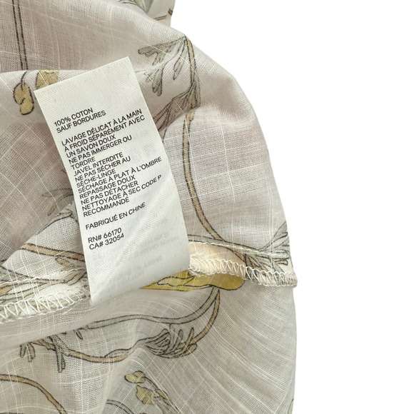 Zimmermann Jeannine Matching Skirt Set Yellow Floral Girls 6/8 Logo Print - Picture 9 of 15